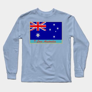 I Love Australia Long Sleeve T-Shirt